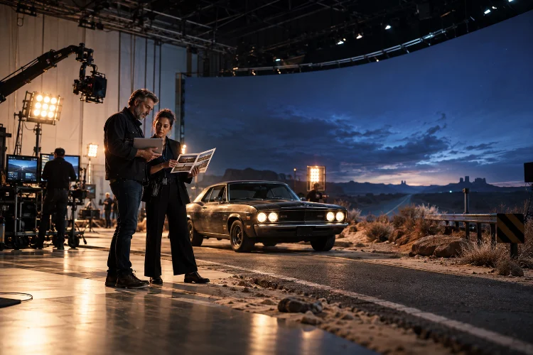 Cost Modeling for Hybrid Virtual and Practical Film Production