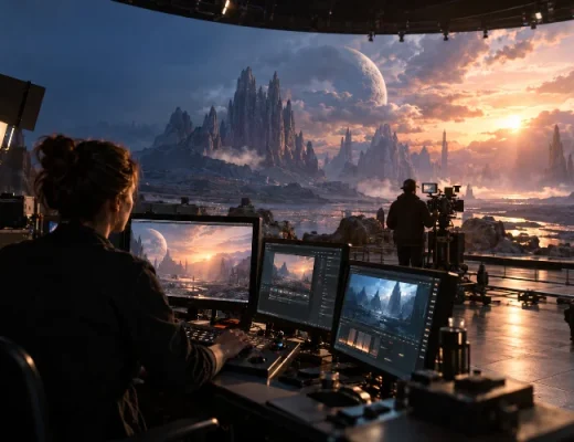 Real-Time Rendering Strategies for Virtual Film Environments That Work